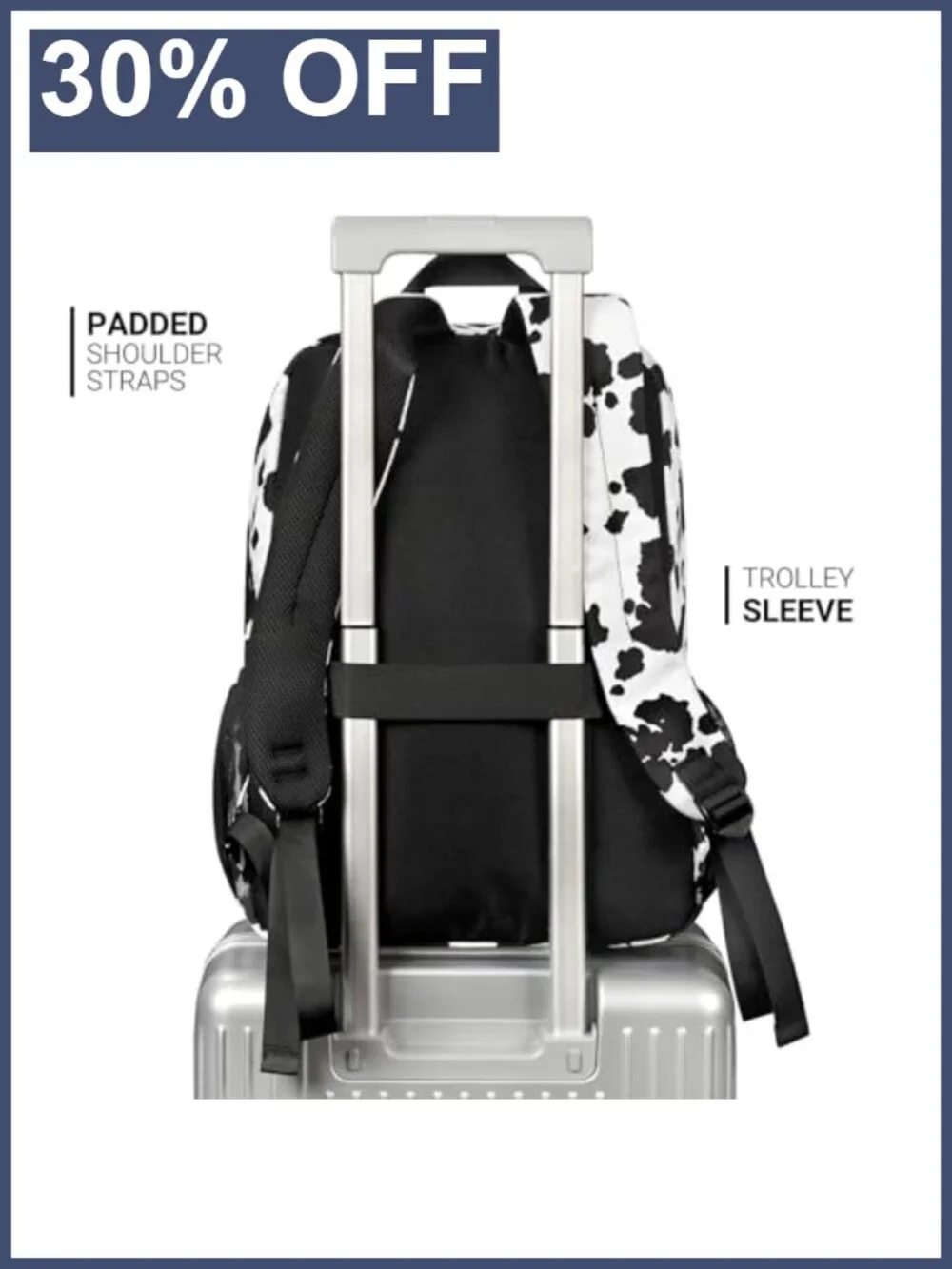 26L Nylon Backpack Water Resistant Laptop Bookbag for College & Travel